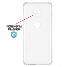 Capa Silicone TPU Antishock Premium para Motorola Moto G6 Plus - Transparente